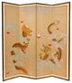 6' Tall Dragons Playing Room Divider