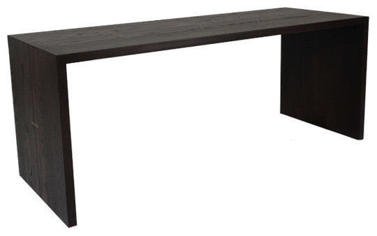 Maxwell 75" Dining Table, Finish: Dove, Brass