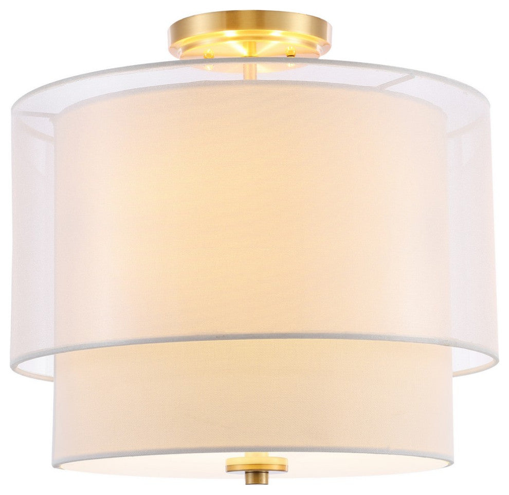 Safavieh Namida Flush Mount Gold Base