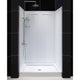 DreamLine 32x48x76 3/4 CD Acrylic Shower Base, QWALL-5 Backwall Kit White