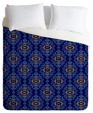 Deny Designs Belle13 Royal Damask Pattern Duvet Cover - Lightweight