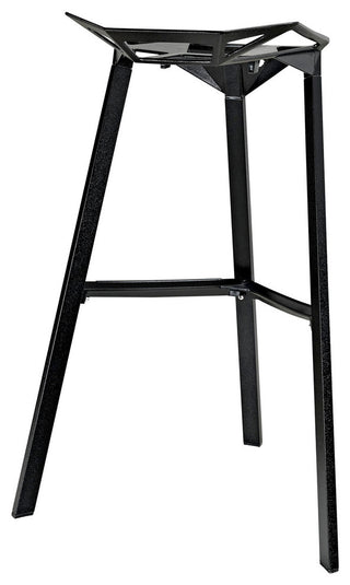 Modern Contemporary Living Room Stacking Bar Stool Black