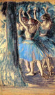Edgar Degas Group of Dancers- Tree Decor, 18"x27" Gallery Wrapped Canvas