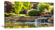 Green Lake and Plants, Landscape Canvas Art Print, 40x20