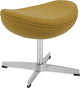 Citron Wool Fabric Ottoman