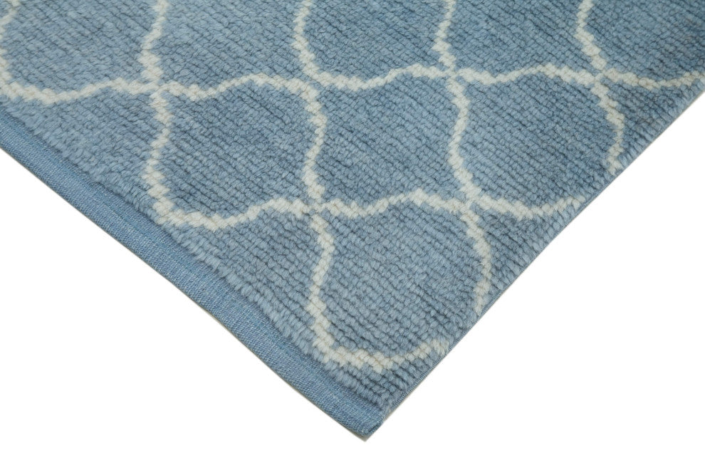 Rug N Carpet - Handmade One-of-a-Kind 3' 1" x 12' 4" Moroccan Runner Rug