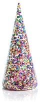 LED Multicolor Sequin Trees, Set of 3