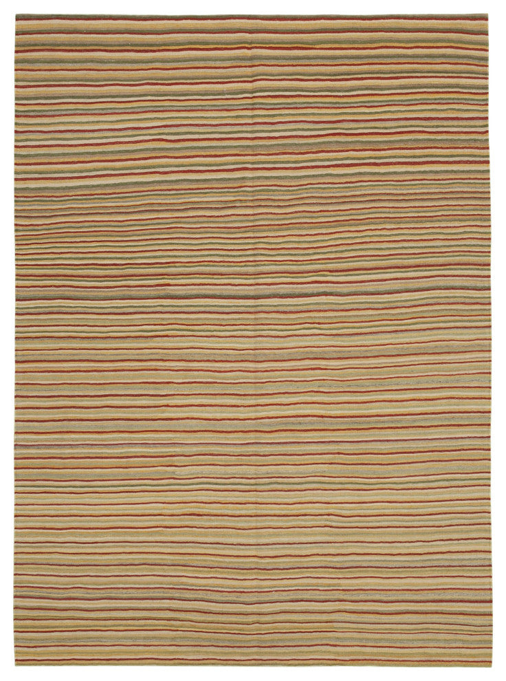 Rug N Carpet - Handmade Oriental 7' 3'' x 10' 0'' Decorative Wool Kilim Rug