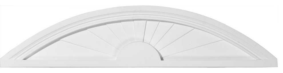40"W x 9"H x 1 3/4"P Elliptical Sunburst Pediment