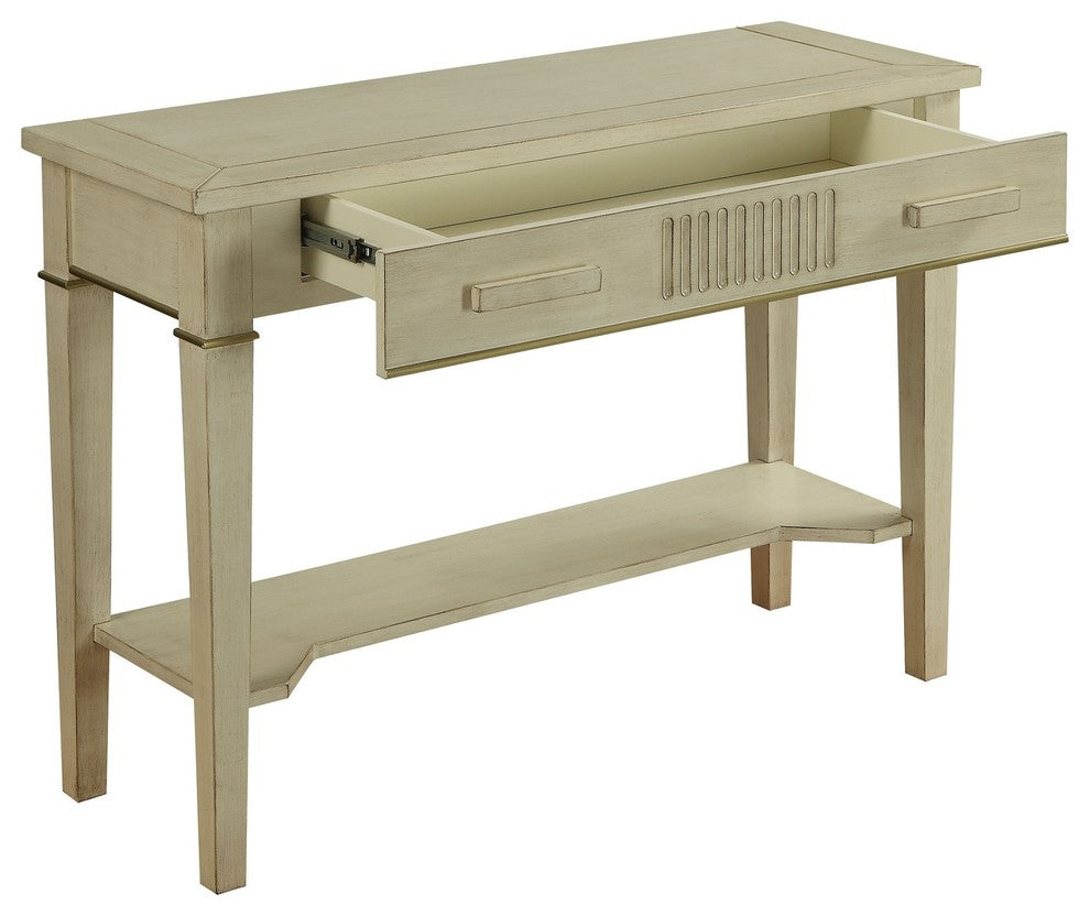 Inspiration 42"Console Table, Antique White
