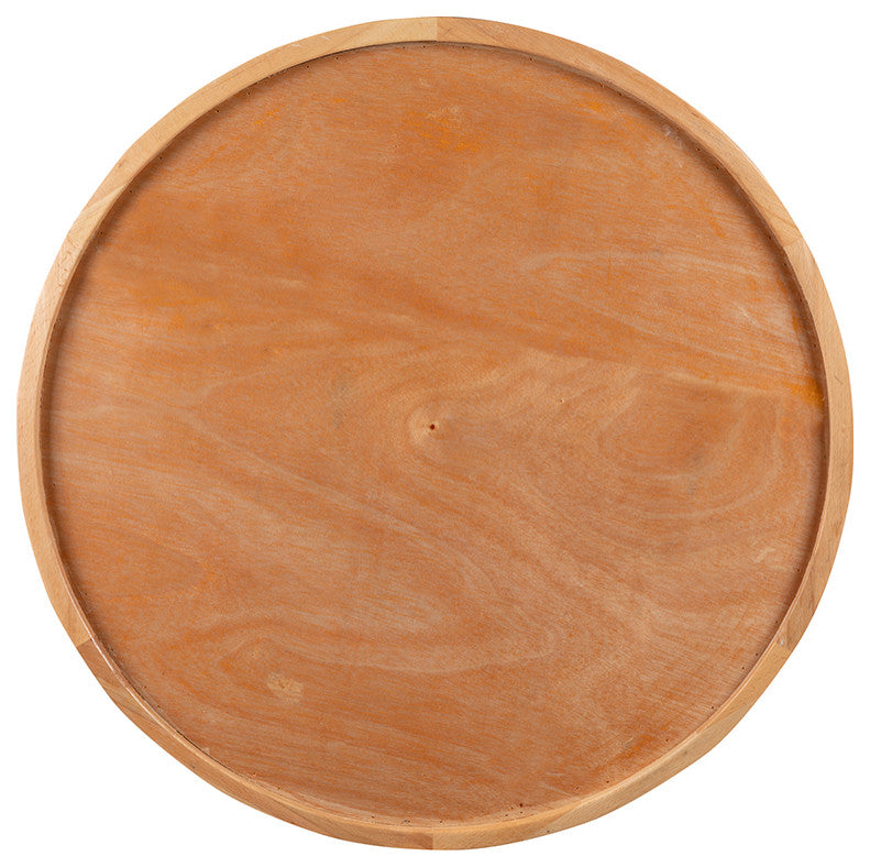 Round Butcher Block Style Table Top, 30"