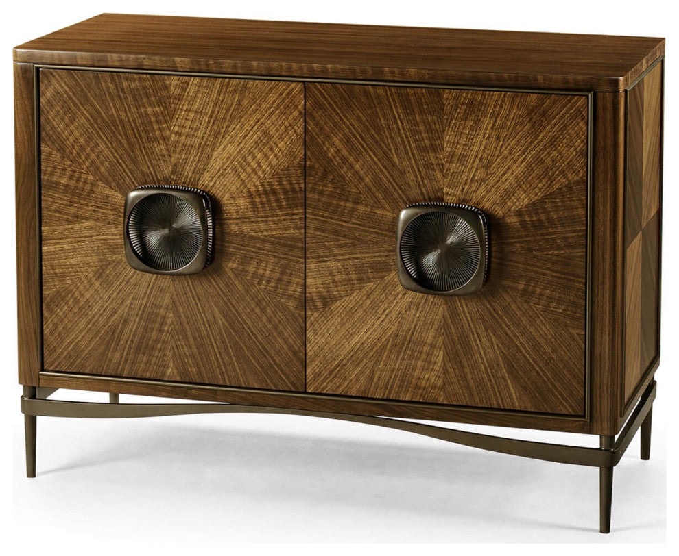 French Modern Walnut Cabinet