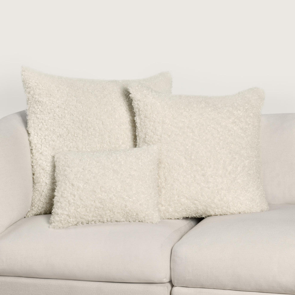 Carters Ivory Throw Pillow, 22x22