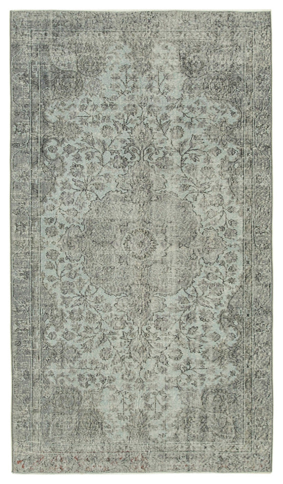 Rug N Carpet - Handwoven Turkish 4' 9" x 8' 2" Wool Overdyed Area Rug