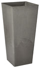Contempo Tall Square Planter, Cement Color