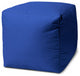 17  Cool Primary Blue Solid Color Indoor Outdoor Pouf Cover