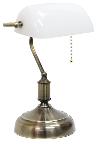23601-11 Replacement White Shade For Bankers & Pharmacy Lamp