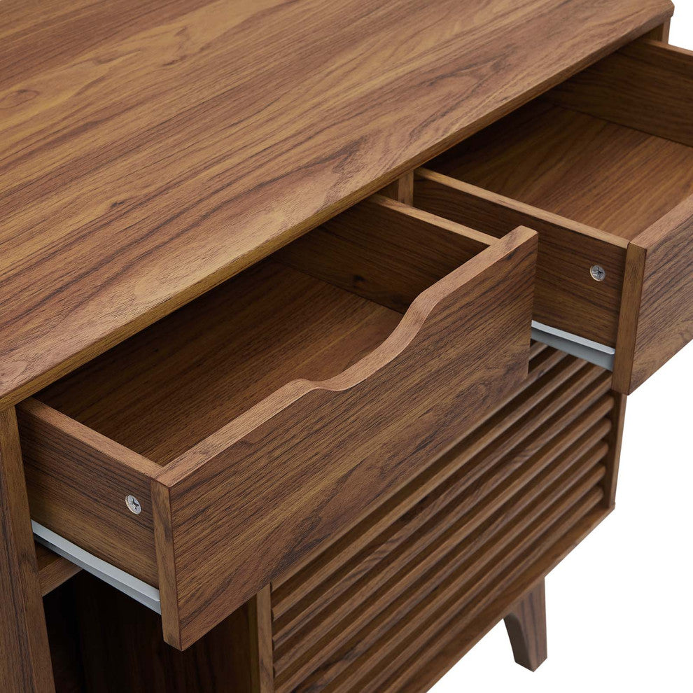 Render Cat Cabinet - Walnut