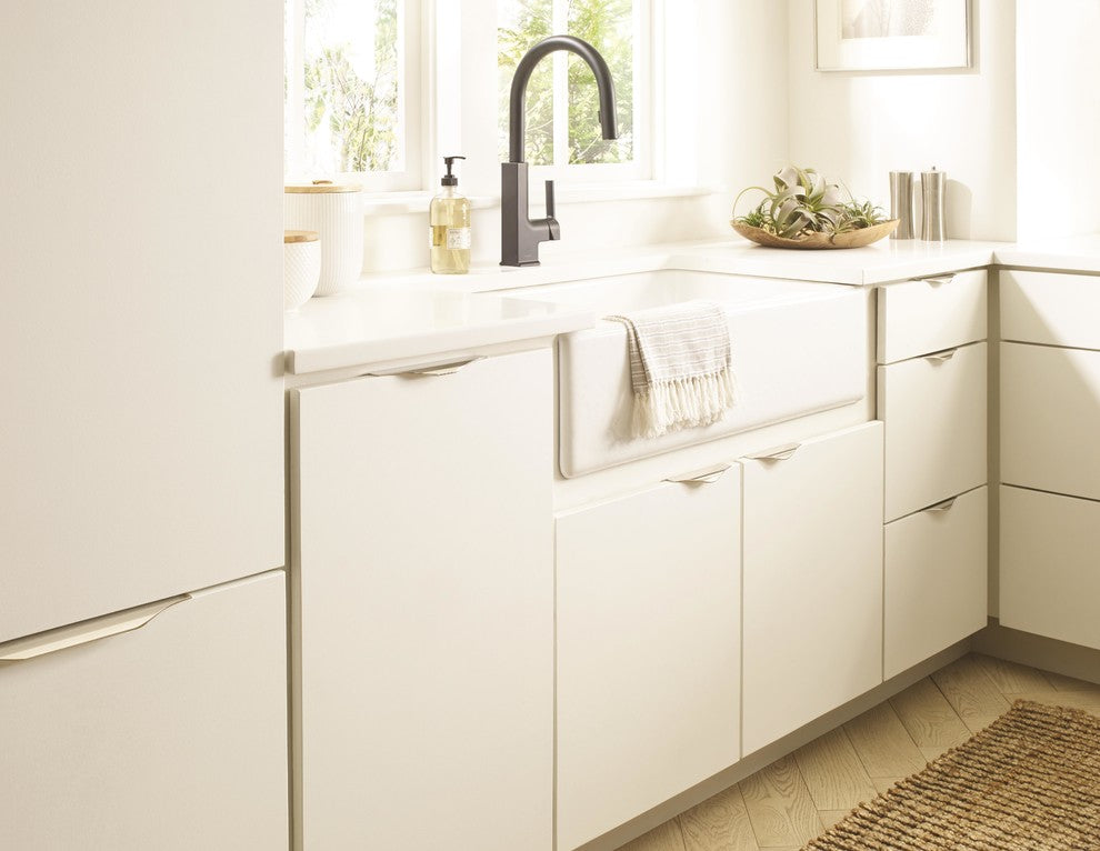 Aloft 8-9/16" CTC Cabinet Edge Pull, Polished Nickel