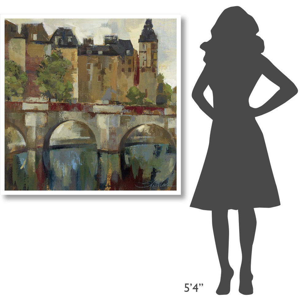 "Paris - Late Summer II" Digital Paper Print by Silvia Vassileva, 42"x42"