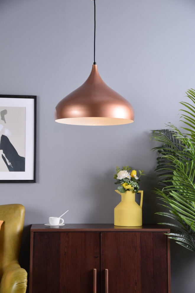 Courtney 1-Light Honey Gold Pendant