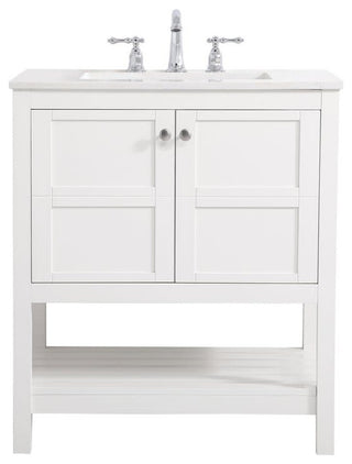 Elegant Lighting VF16430 Theo 30" - White