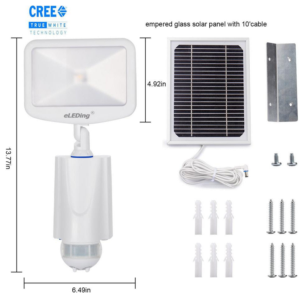 180Ã‚Â° Solar Powered Cree LED Smart Security-Safety/Flood/Spot/Park Light