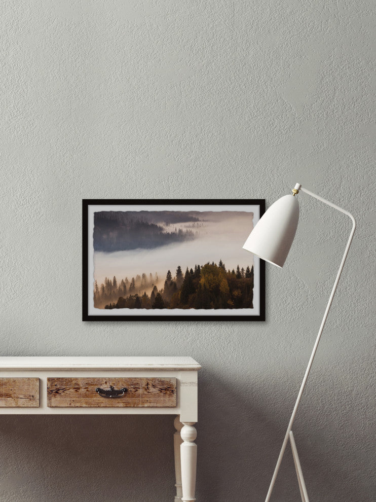 "Into the Forest" Framed Painting Print, 45x30