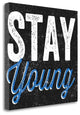 "Stay Young" By Michael Mullan,Ready to Hang Giclee Print on Gallery Wrap Canvas
