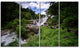 Mae Klang Waterfall Thailand, Large Landscape Canvas Art, 48"x28", 4 Panels