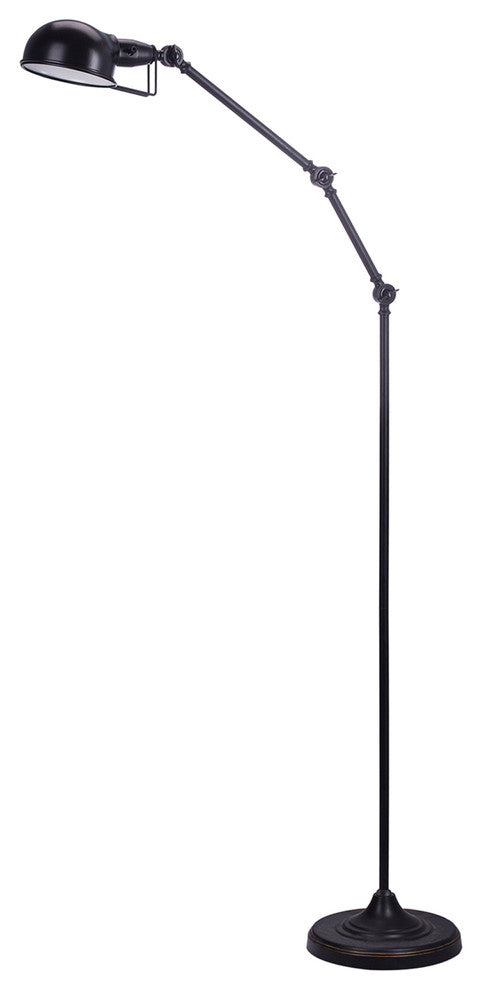 Fangio Lighting 57" Metal Floor Lamp, Madison Bronze Finish