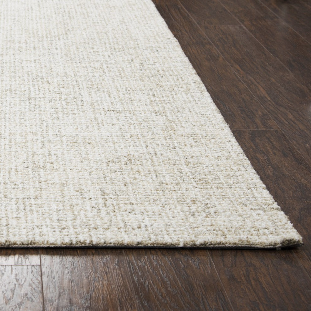 Rizzy Home Brindleton BR349A Beige Solid Area Rug, Rectangular 10'x14'