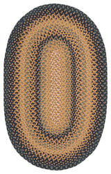 Safavieh Cape Cod Collection BRD651D Rug, Gold/Sage, 5' X 8' Oval