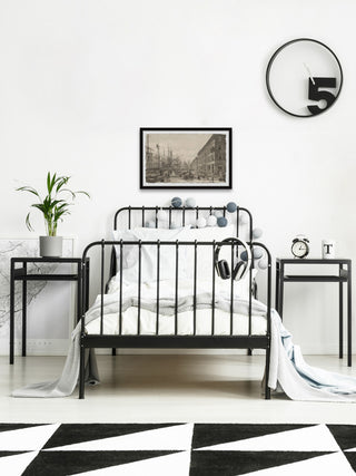 "Seaport" Framed Painting Print, 18x12