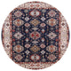Ahgly Company Indoor Round Mid-Century Modern Area Rugs, 8' Round