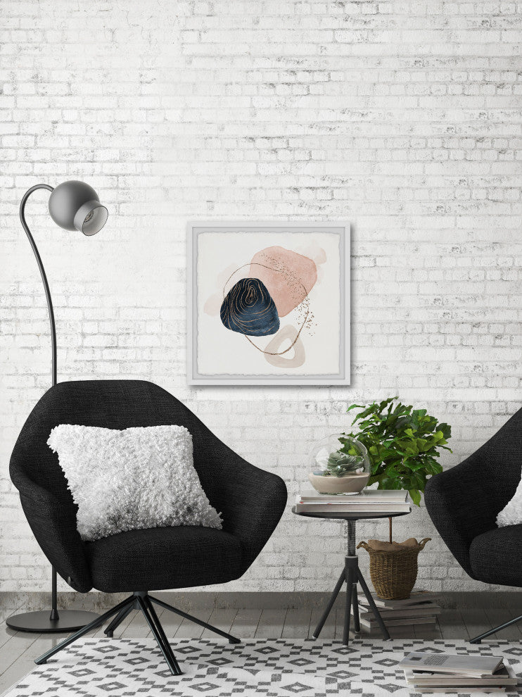 "Magnetic Field" Framed Painting Print, 18x18