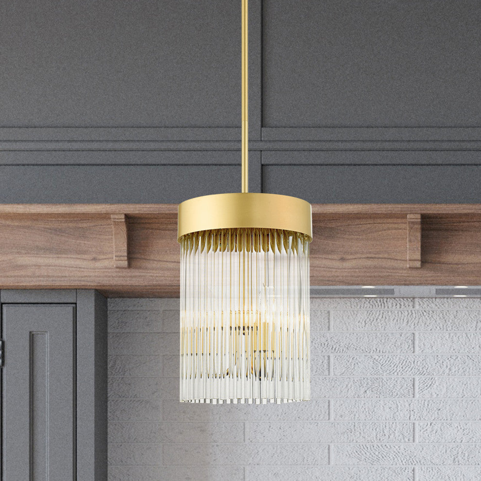 Livex Lighting Norwich 3 Light Soft Gold Chandelier