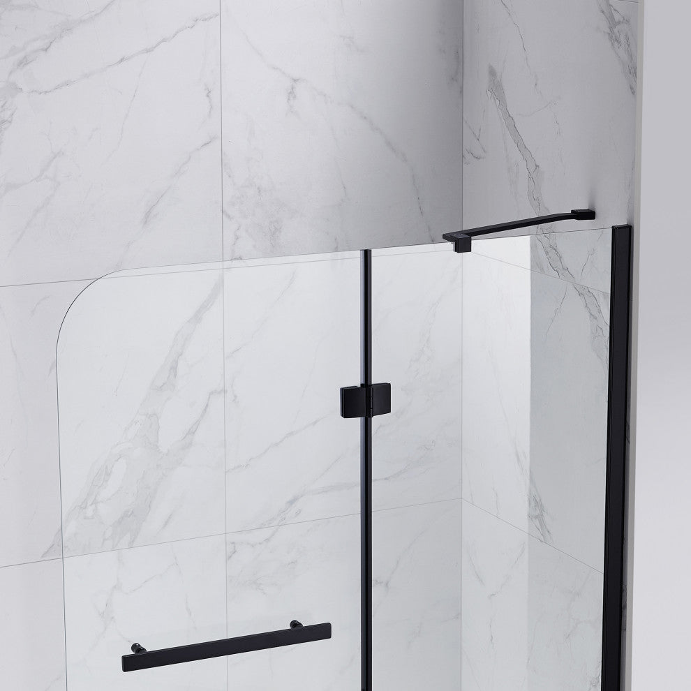 Ove Decors Annie 48" Tempered Shower Panels, Satin Nickel