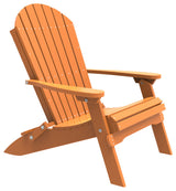 Poly Folding Adirondack Chair, Tangerine