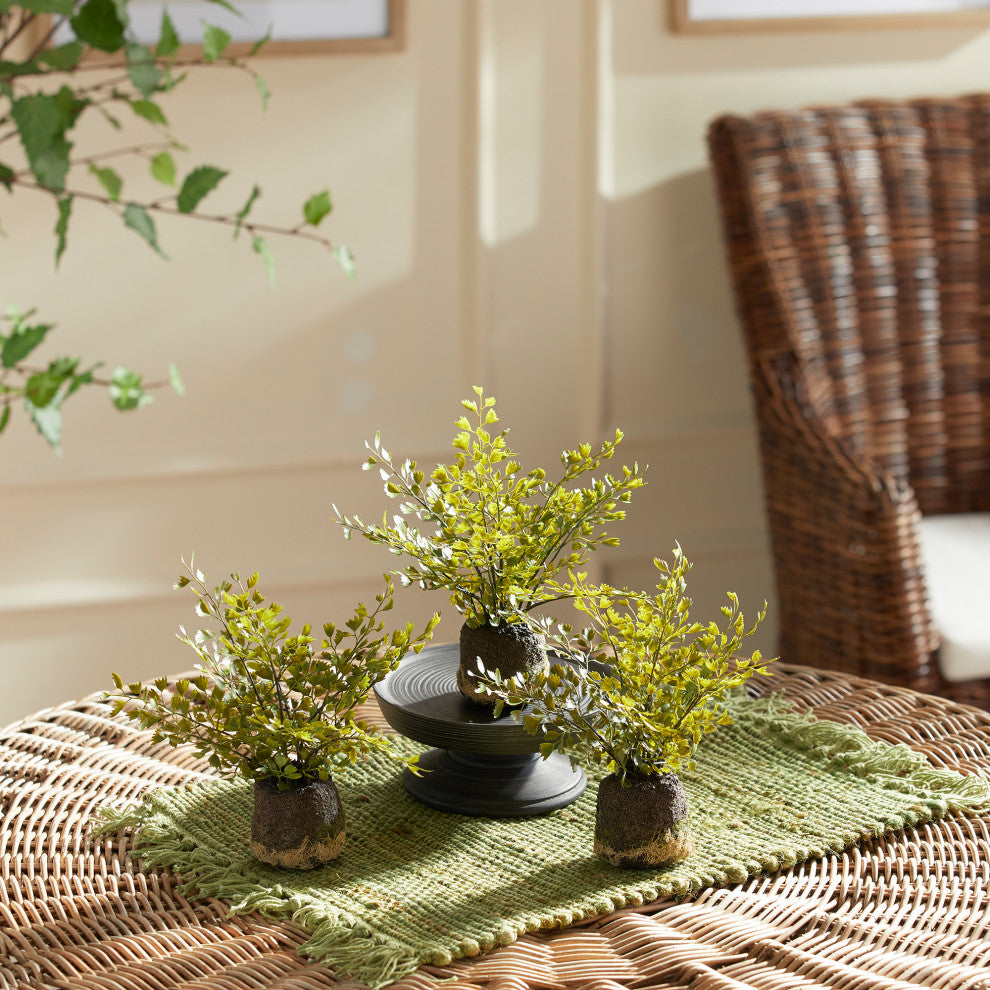 Maidenhair Drop-Ins, Set of 3