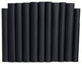 Decorative Books - Onyx Paper Wrapped Book Bundle - 1 foot of Black Books