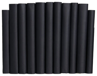 Decorative Books - Onyx Paper Wrapped Book Bundle - 1 foot of Black Books