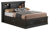 Montara Storage Bed, Black, King