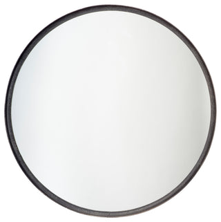 Refined Round Mirror, Black