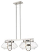 Garner 4-Light Satin Nickel Island Pendant
