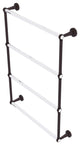 Pacific Beach 4 Tier 24" Ladder Towel Bar with Twist Accents, Antique Bronze