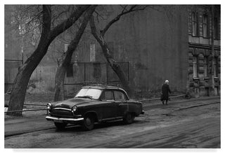 Dieter Matthes 'Car Trees And Woman' Canvas Art, 47"x30"