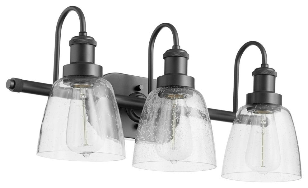 Quorum 3-Light Vanity 508-3-59, Matte Black