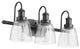Quorum 3-Light Vanity 508-3-59, Matte Black