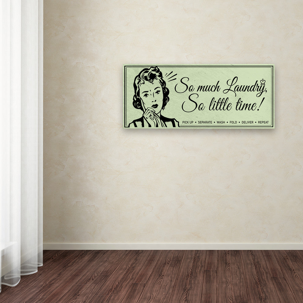 ALI Chris 'Laundry 1' Canvas Art, 10" x 24"